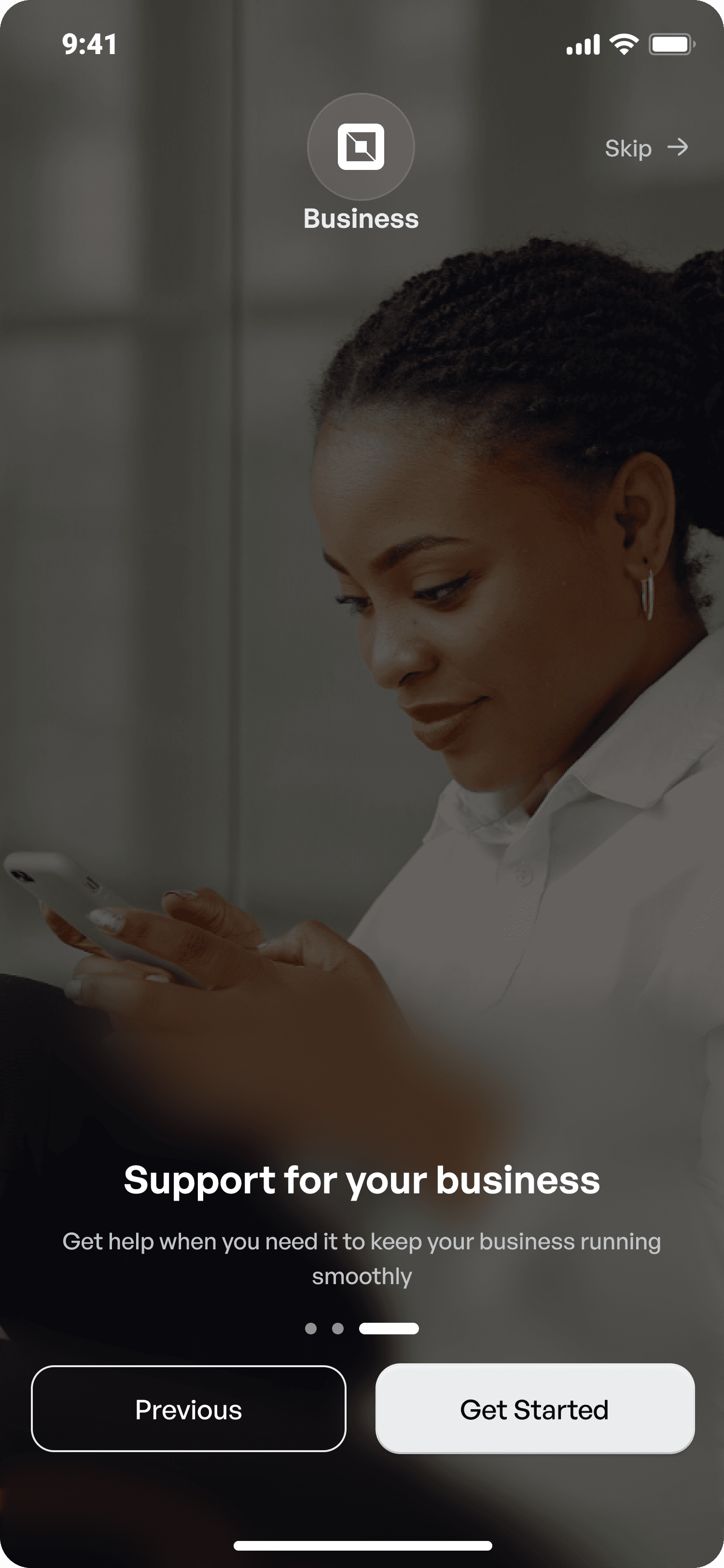 PayRep Business App onboarding